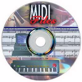 The MIDI FILES CD - Image for illustration